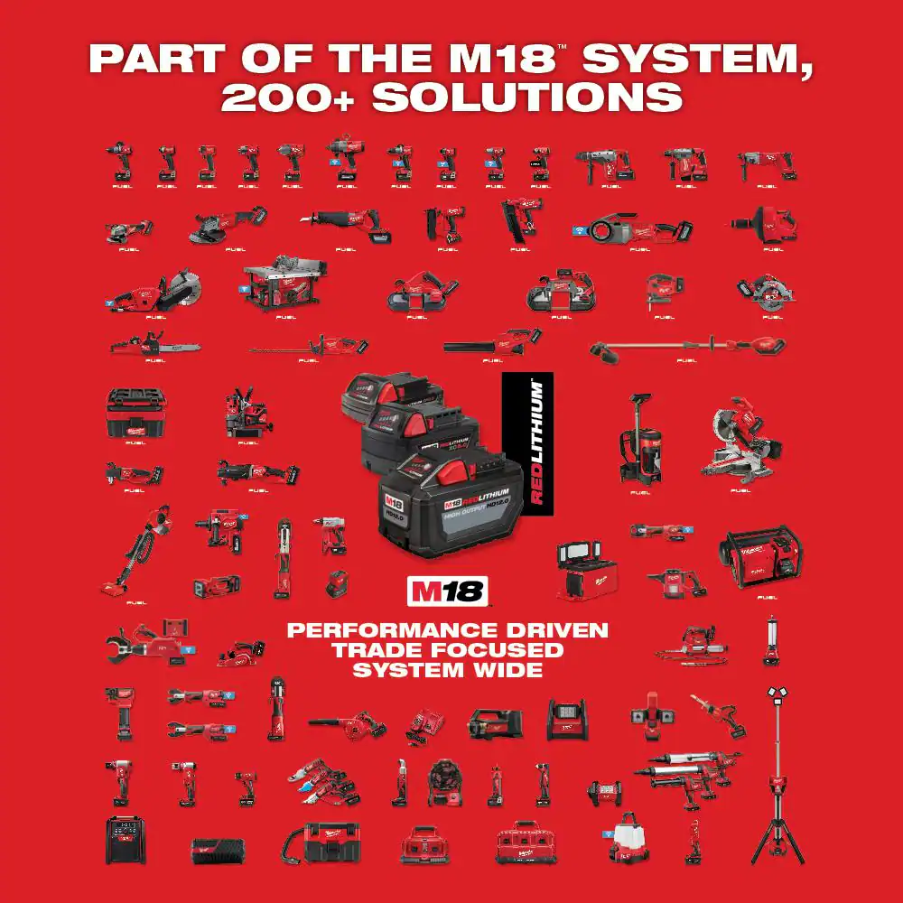 M18 FUEL 18V Lithium-Ion Brushless Cordless 1/2 in. Impact Wrench w/Friction Ring Kit w/One 5.0 Ah Battery and Bag