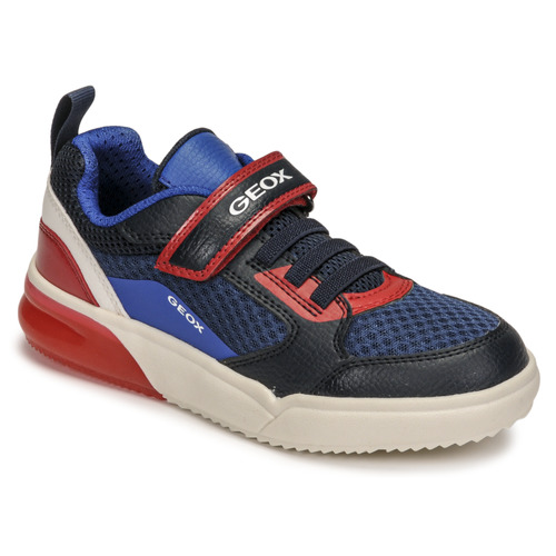 Geox - J GRAYJAY BOY - Bleu / Rouge