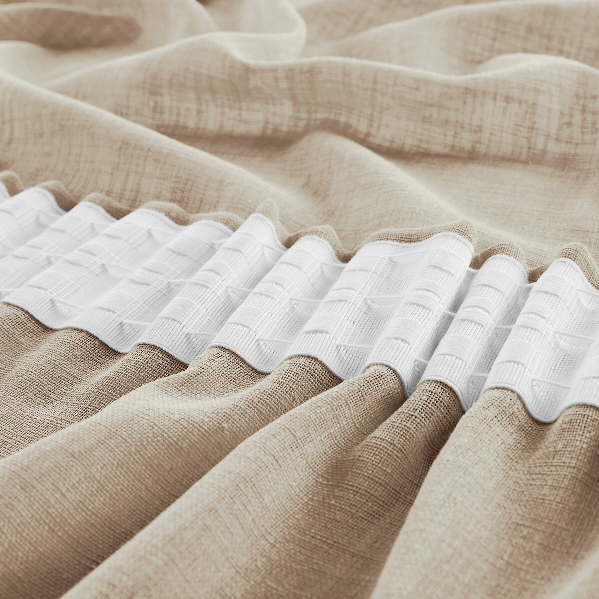 LA REDOUTE INTERIEURS<br>Cortina de vidro com borda franzida, Nyong