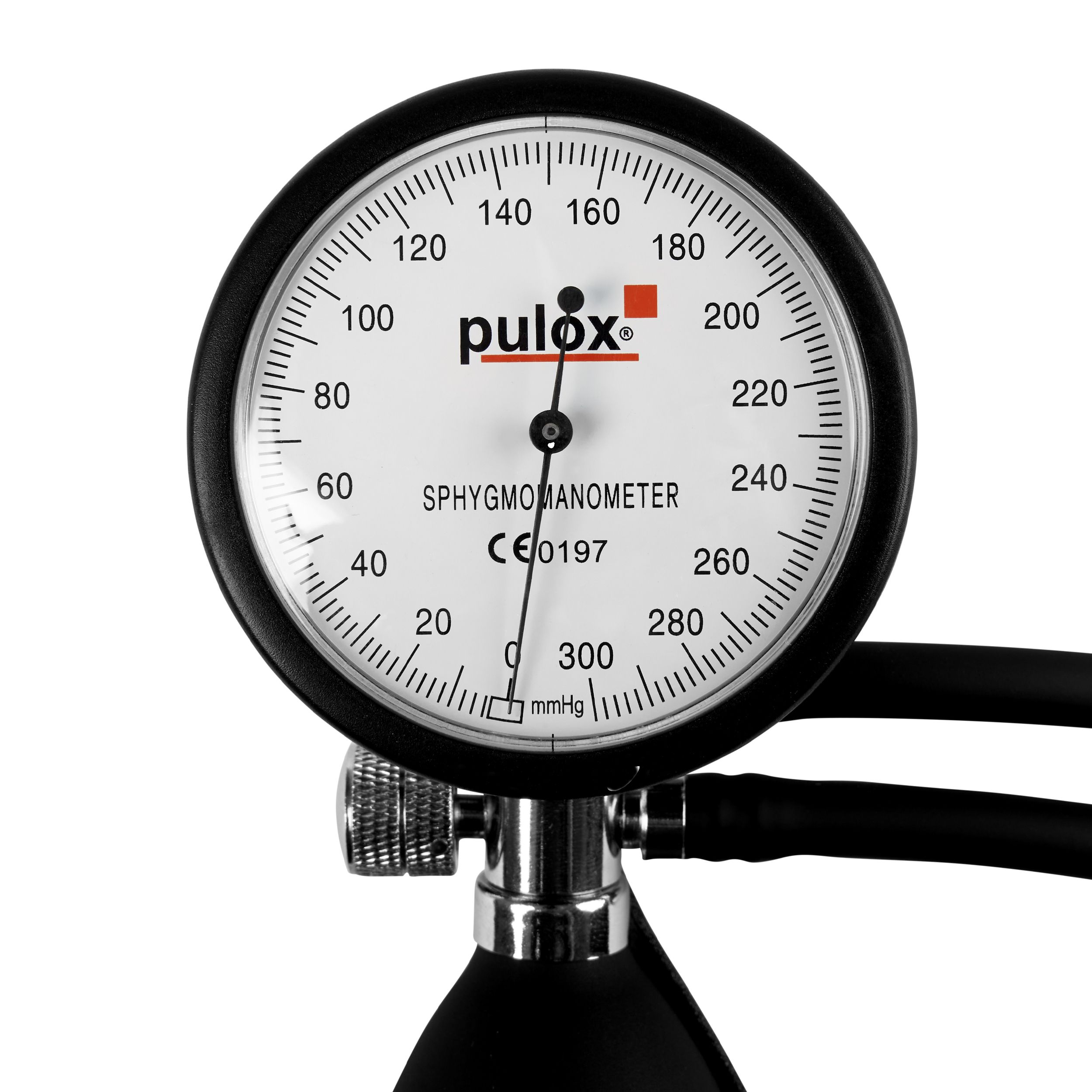 Pulox Manuelles Blutdruckmessgerät - Aneroid Doppelschlauch-Sphygmomanometer