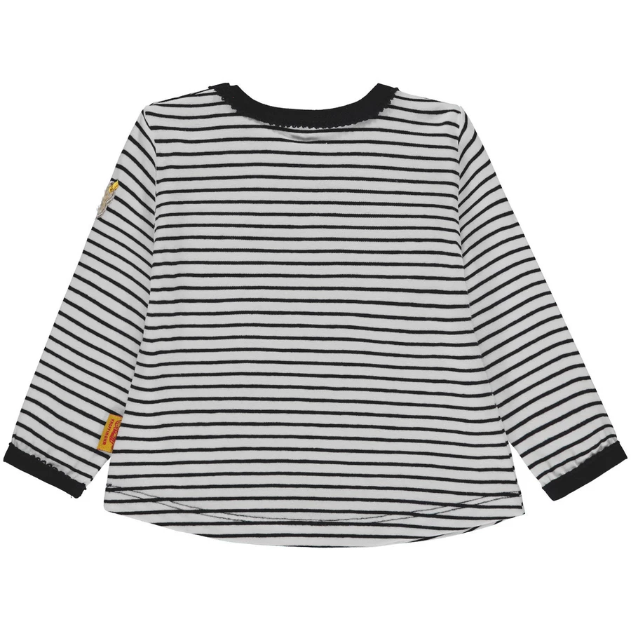 Steiff Girls Langarmshirt, Ringel blau