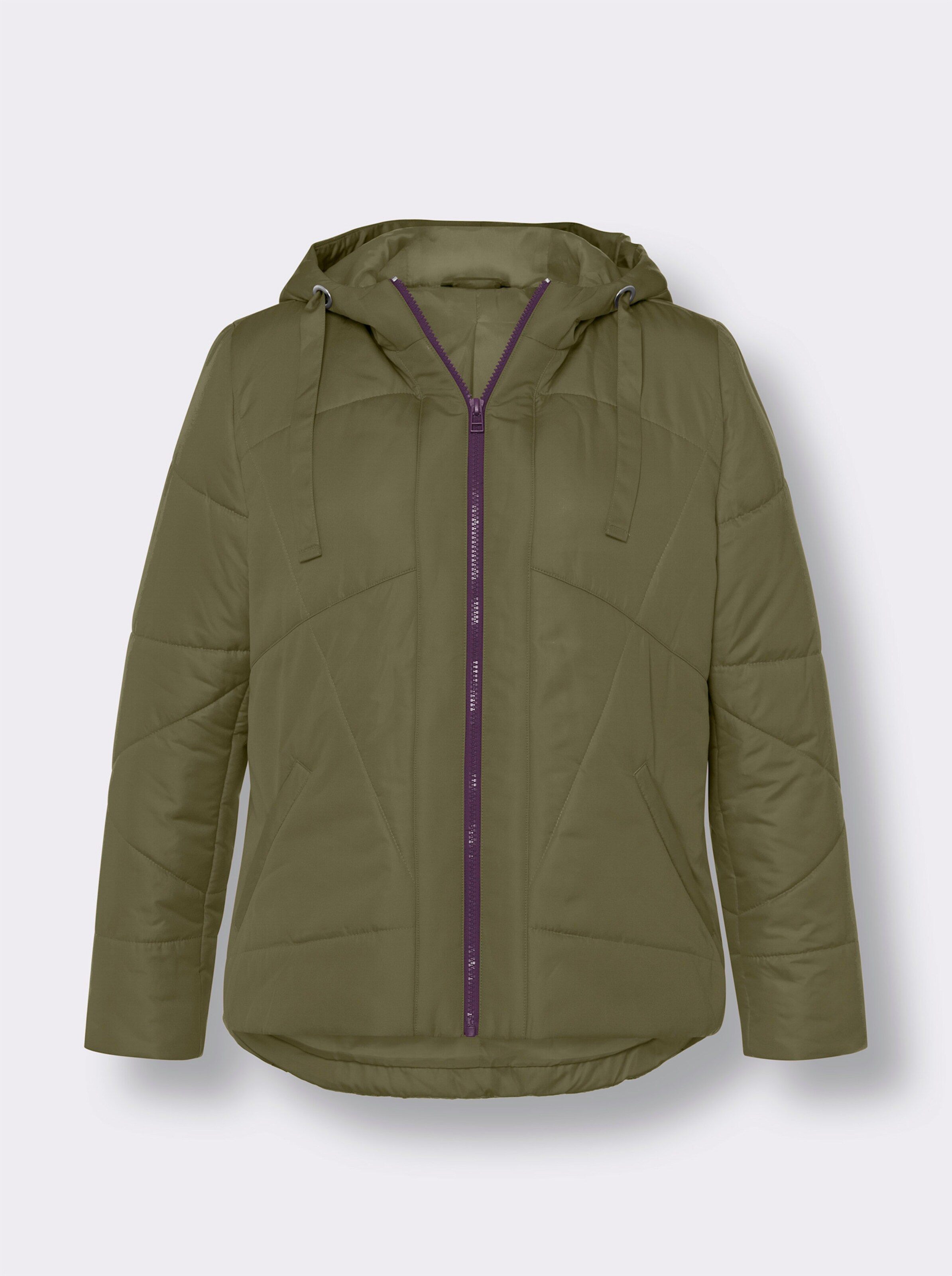 Steppjacke mit Kapuze