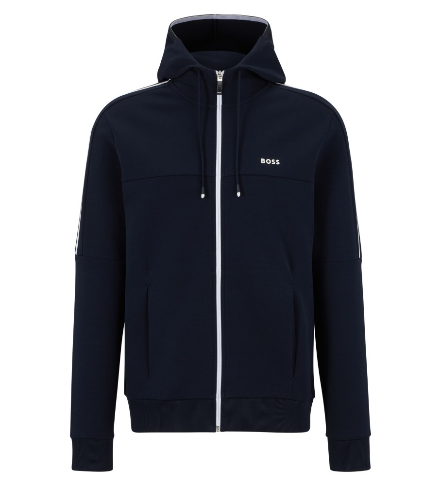Moletom BOSS Saggy 1 Azul Marinho