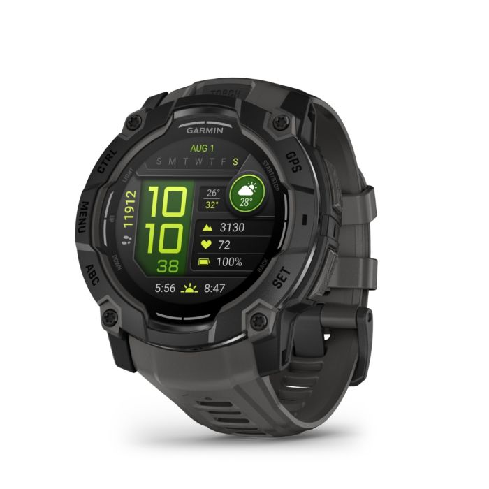 Garmin Unisex Ure Instinct 3 - 50 mm AMOLED Sort