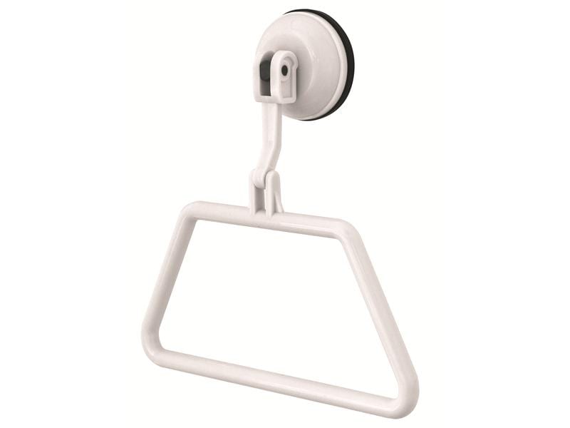 Eurotrail Handtuch-Halter mit Saugnapf Weiss Saugnapf-Halterung für Handtücher
