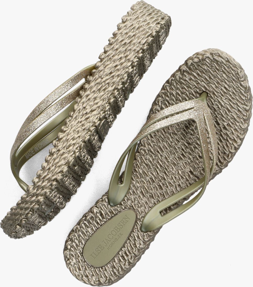 ILSE JACOBSEN gouden ilse jacobsen teenslippers cheerful13