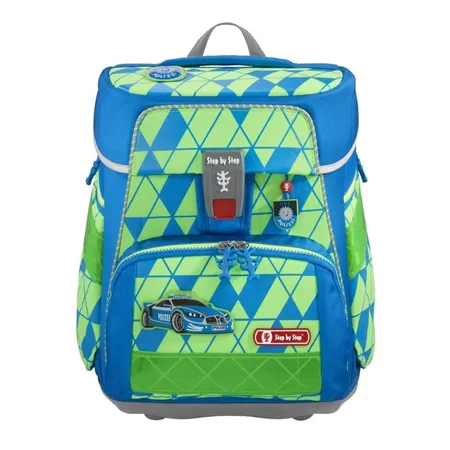 Step by Step SPACE Neon Schulranzen-Set Fancy Police, 5-teilig