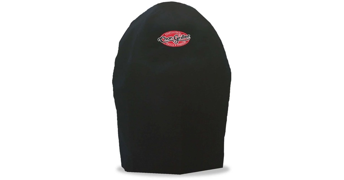 Char-GrillerAKORN Kamado grill met zijtafels cover beschermkap  (Zwart)
