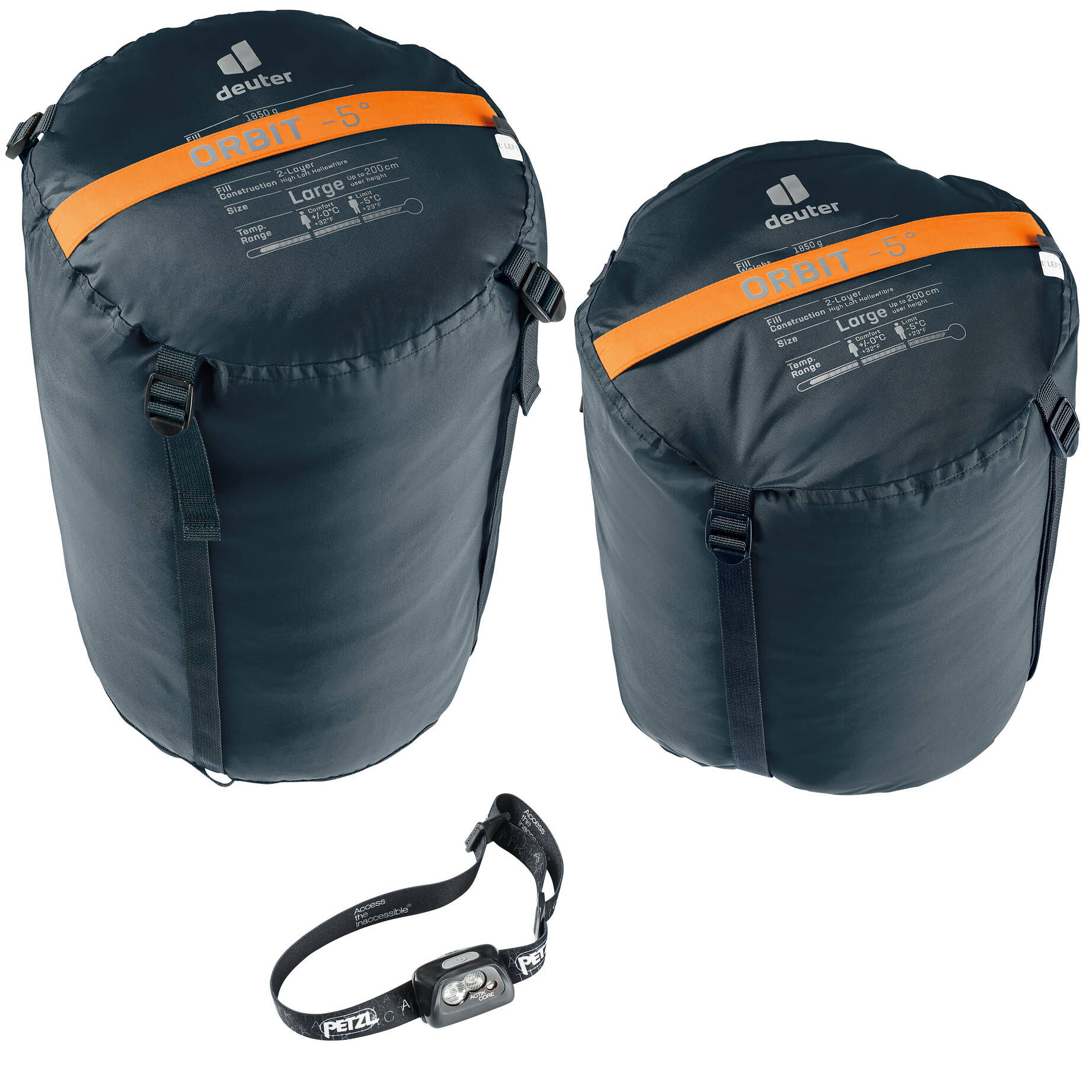deuter| Kunstfaserschlafsack Orbit -5° EL