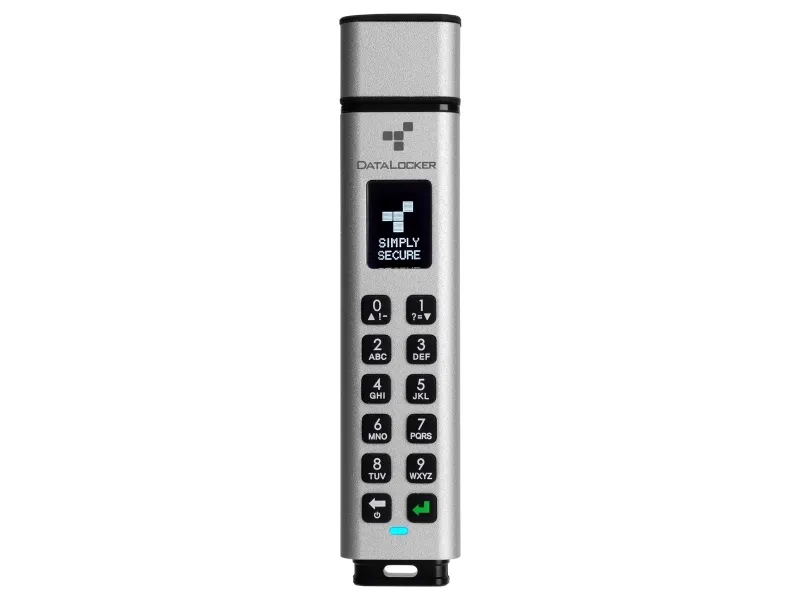 DataLocker Sentry K350 - USB flashdrive - krypteret - 64 GB - TAA-kompatibel
