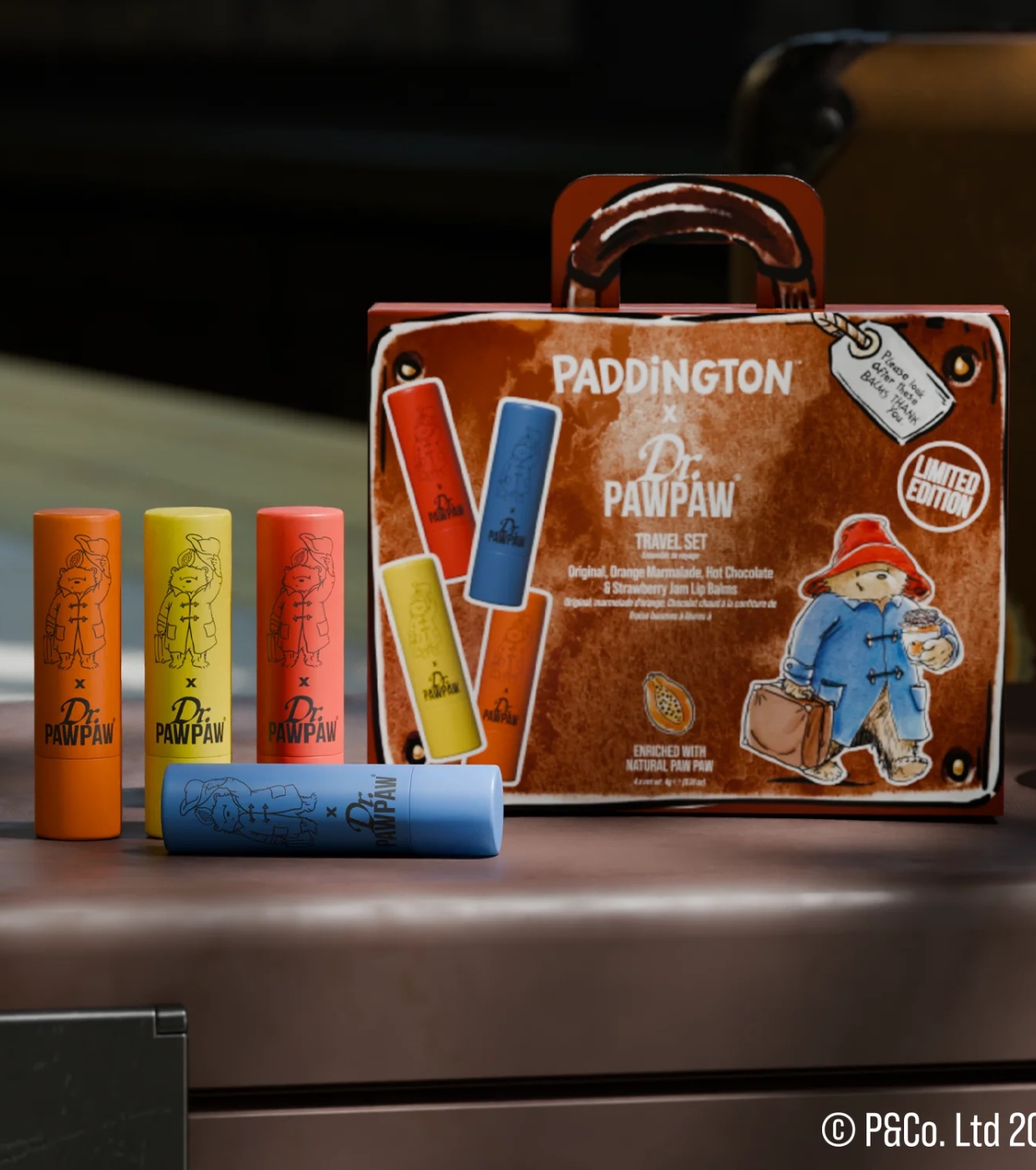 Dr. Paw Paw - *Paddington* - Conjunto de protetores labiais - Travel Set