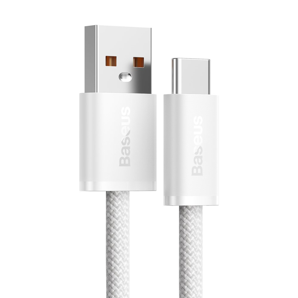 (2m) 100W Dynamic USB auf USB C Nylon Ladekabel Fast Charging Datenkabel - Grau