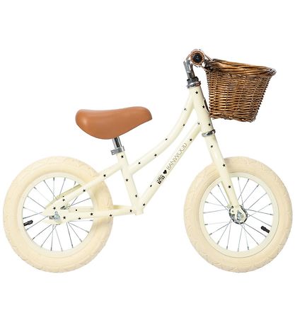 Banwood L?becykel - First Go! - Creme m. Stjerner