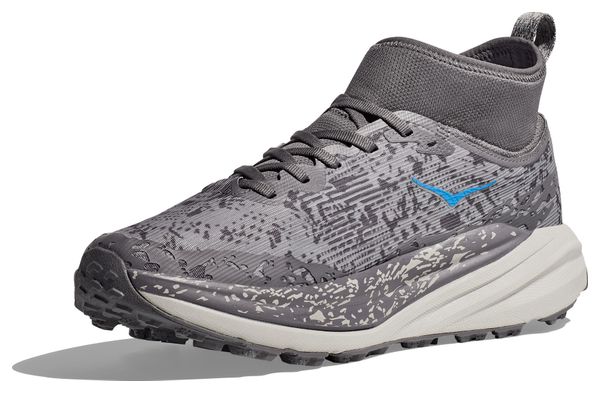 Chaussures Trail Hoka Speedgoat 6 Mid GTX Gris/Bleu Homme