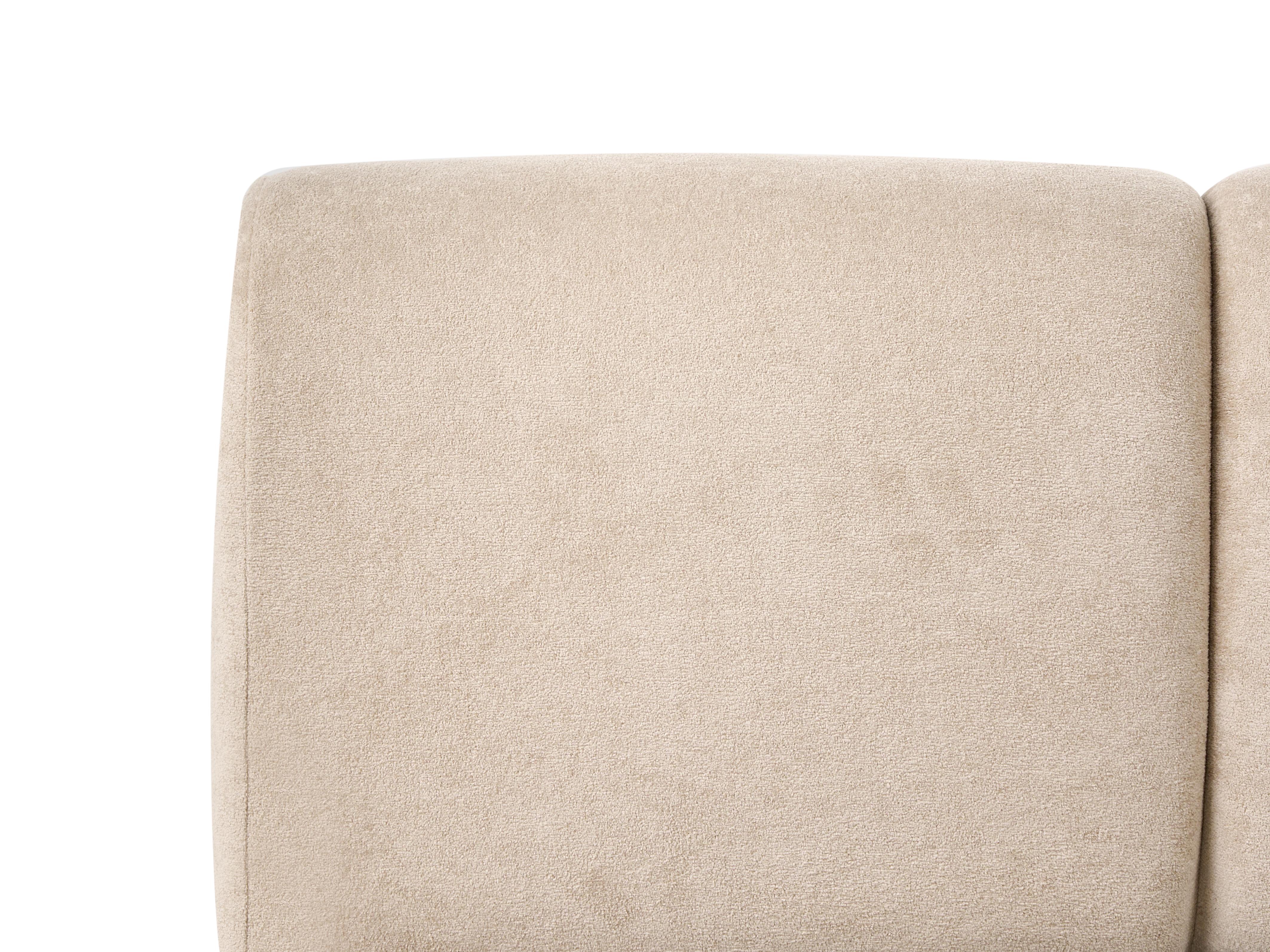 Bed Stof ORVILLE 180 x 200 cm Taupe