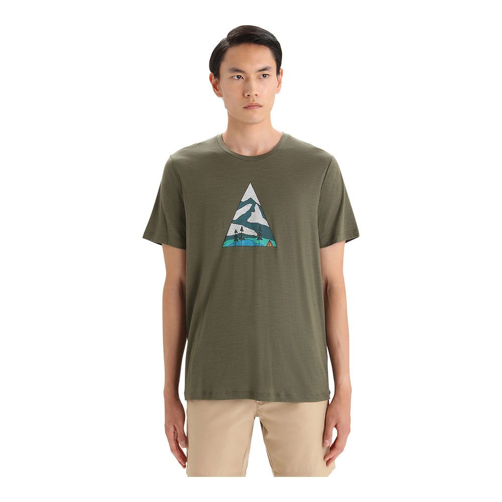 Icebreaker TECH LITE II - Tee-shirt Homme loden