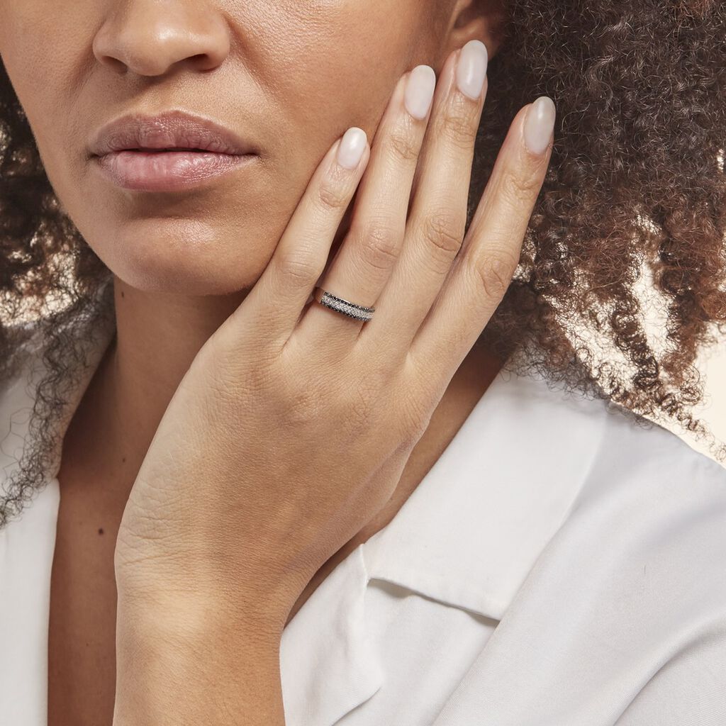 Bague Maissara Or Blanc Diamant