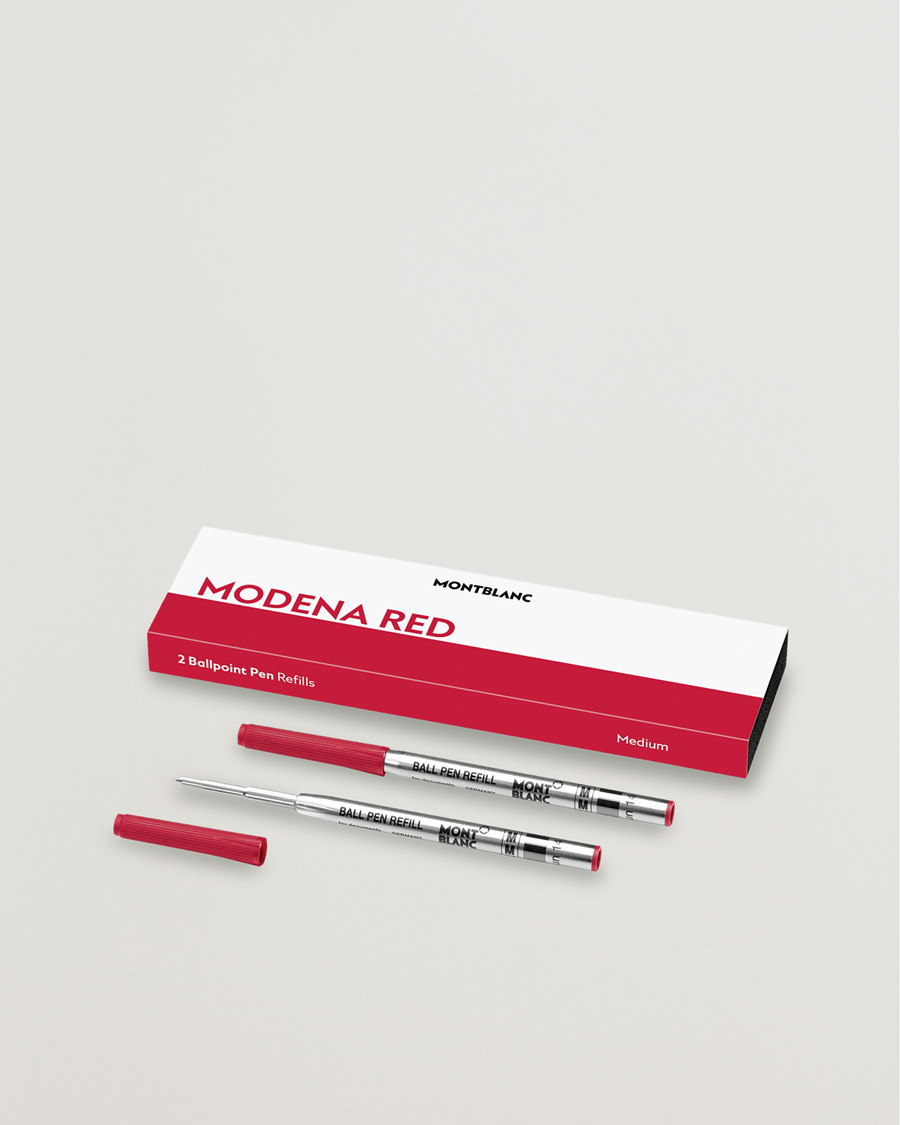 Montblanc 2 Ballpoint Pen Refills Modena Red