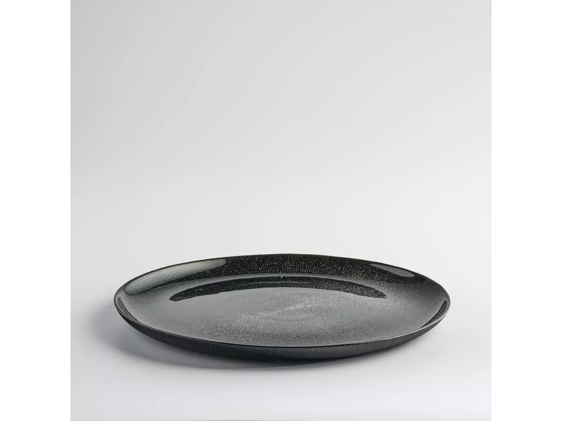 Plateau Brocati argent moyen 32x32 cm