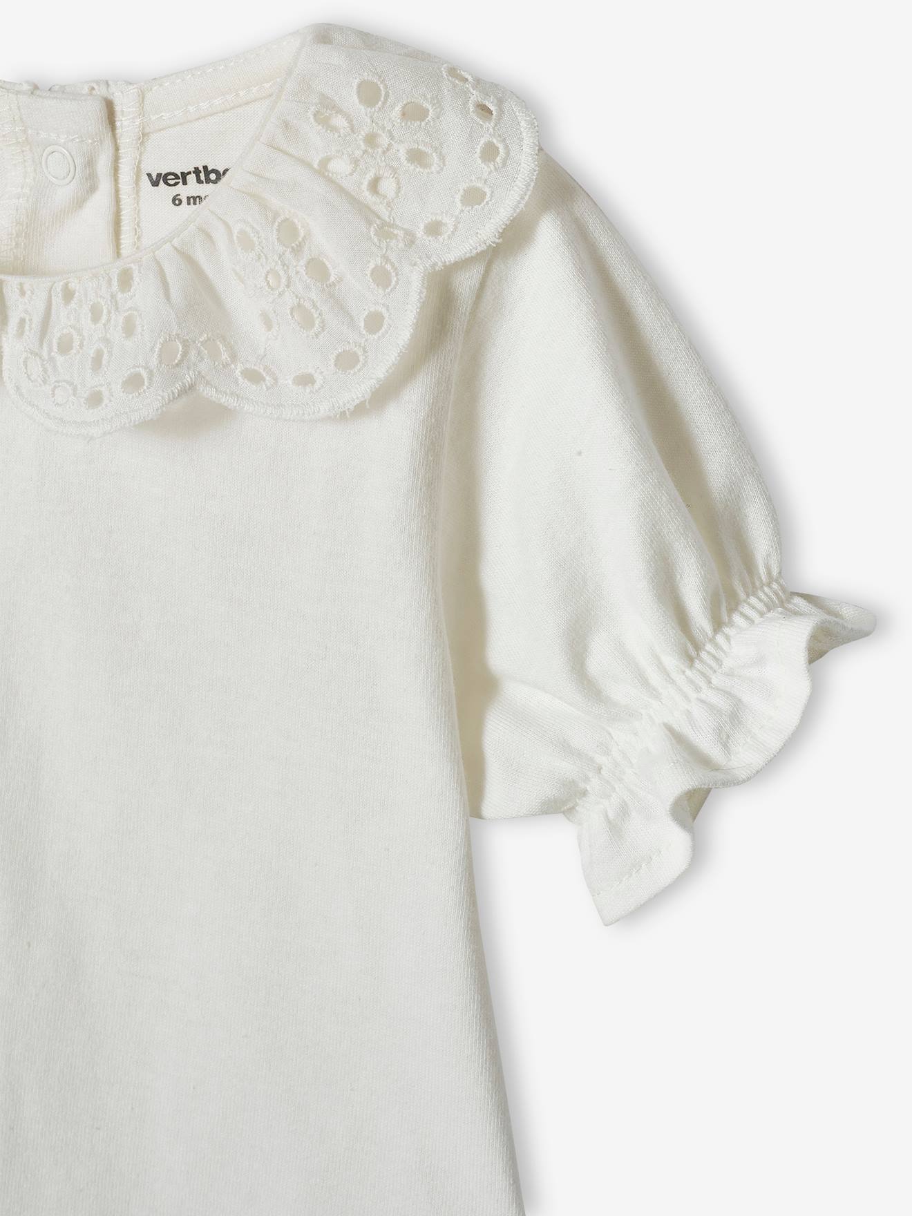 Conjunto de 2 camisetas de manga curta para bebê, rosa maquiagem