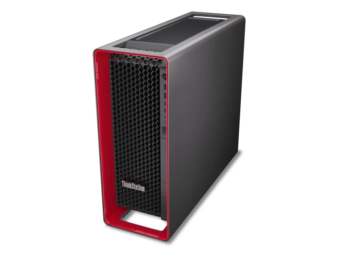 Lenovo ThinkStation P8 30HH - Tower 1 x Ryzen ThreadRipper PRO 7945WX / op til 5.3 GHz - AMD PRO - RAM 64 GB - SSD 1 TB - TCG Opal Encryption, NVMe, Performance - Gigabit Ethernet, 10 Gigabit Ethernet, 2.5 Gigabit Ethernet - Win 11 Pro - skærm: ingen
