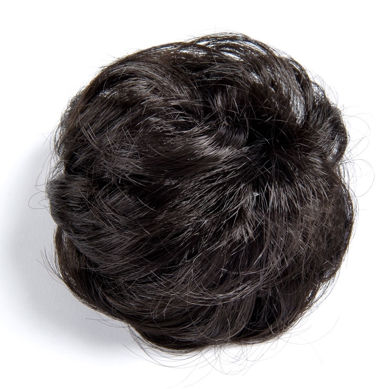 Pince chignon postiche Brun