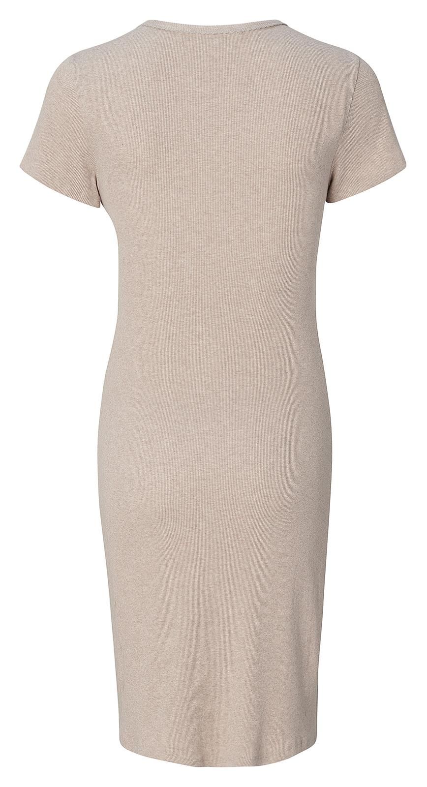 Noppies Maternity Nachtjapon met voedingsfunctie Tami - Taupe Melange