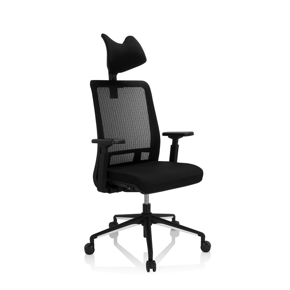 Profi Bürostuhl SKATE MA Stoff/Netzstoff mit Armlehnen hjh OFFICE