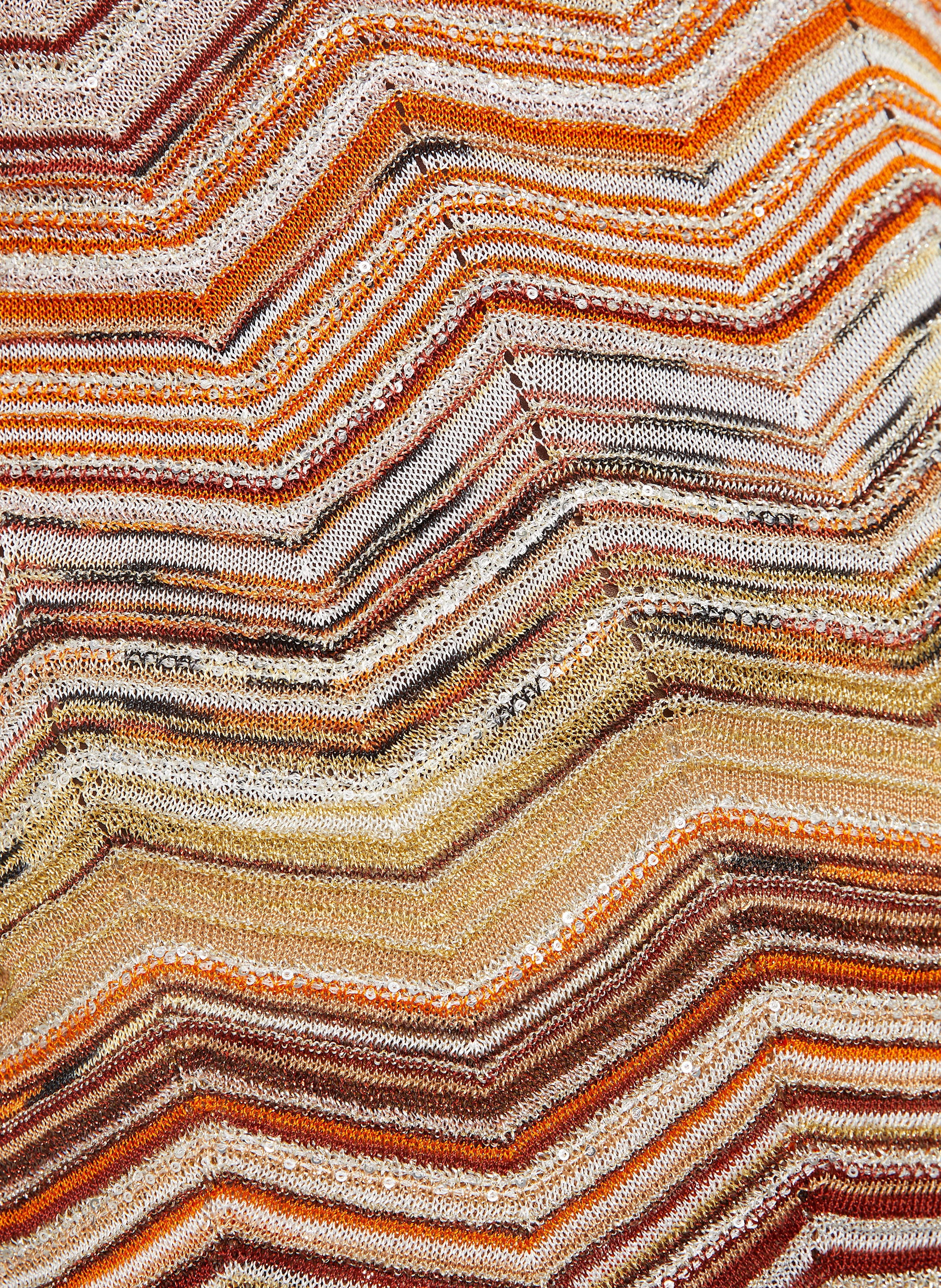 MISSONI Stricktop mit Glitzergarn mit Pailletten