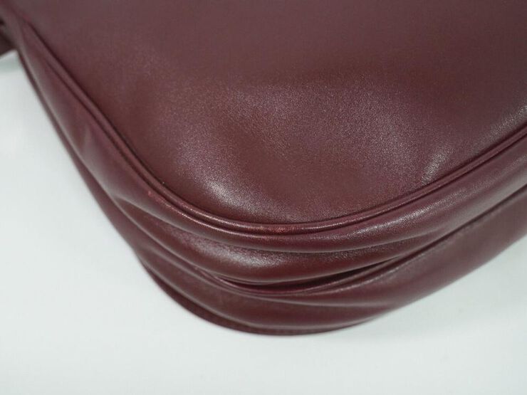Cartier Vintage Cartier Crossbody Bag Burgundy