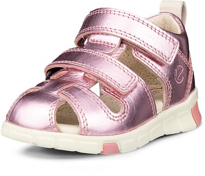 Ecco Mini Stride Sandaler, Old Rose Metallic