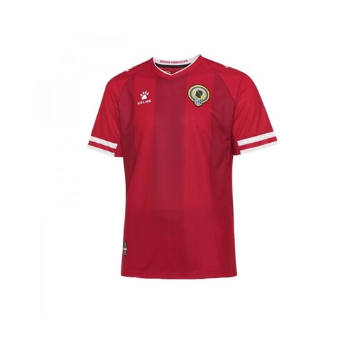 Camiseta de manga curta Kelme, modelo 3rd Fit, tamanho 19/20, cor vermelha Hércules