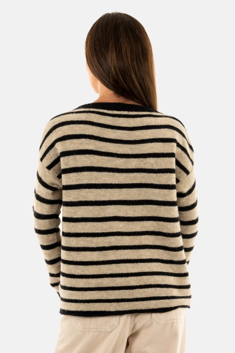 Pull hiver lola espeleta pu631w24 399 black/beige