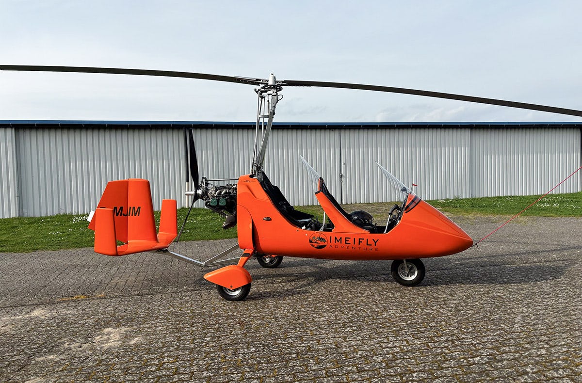 Tragschrauber Flug Rotenburg (Flug zum U-Boot Bunker)