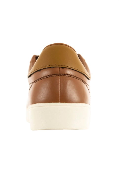 Baskets basses fred perry spencer leather t79 drk tan/drk crml