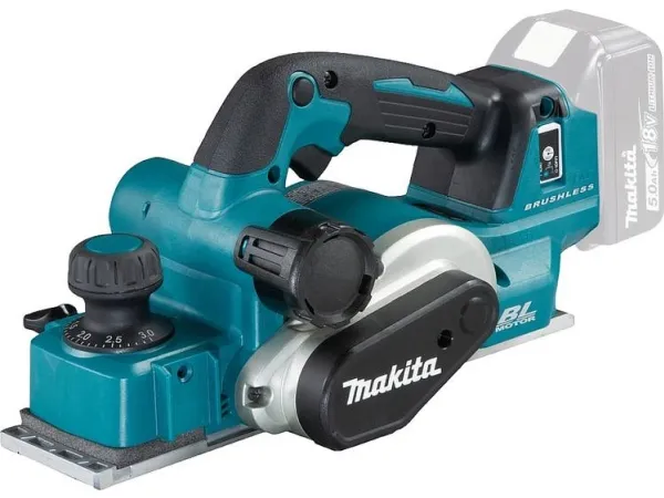 Makita Akku-Hobel uden batteri Høvlbredde: 82 mm 18 V Samlet forsinkelse (maks.): 3 mm - SOLO
