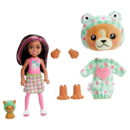 Barbie Cutie Reveal Chelsea Costume Cuties Series - Dog in Frog