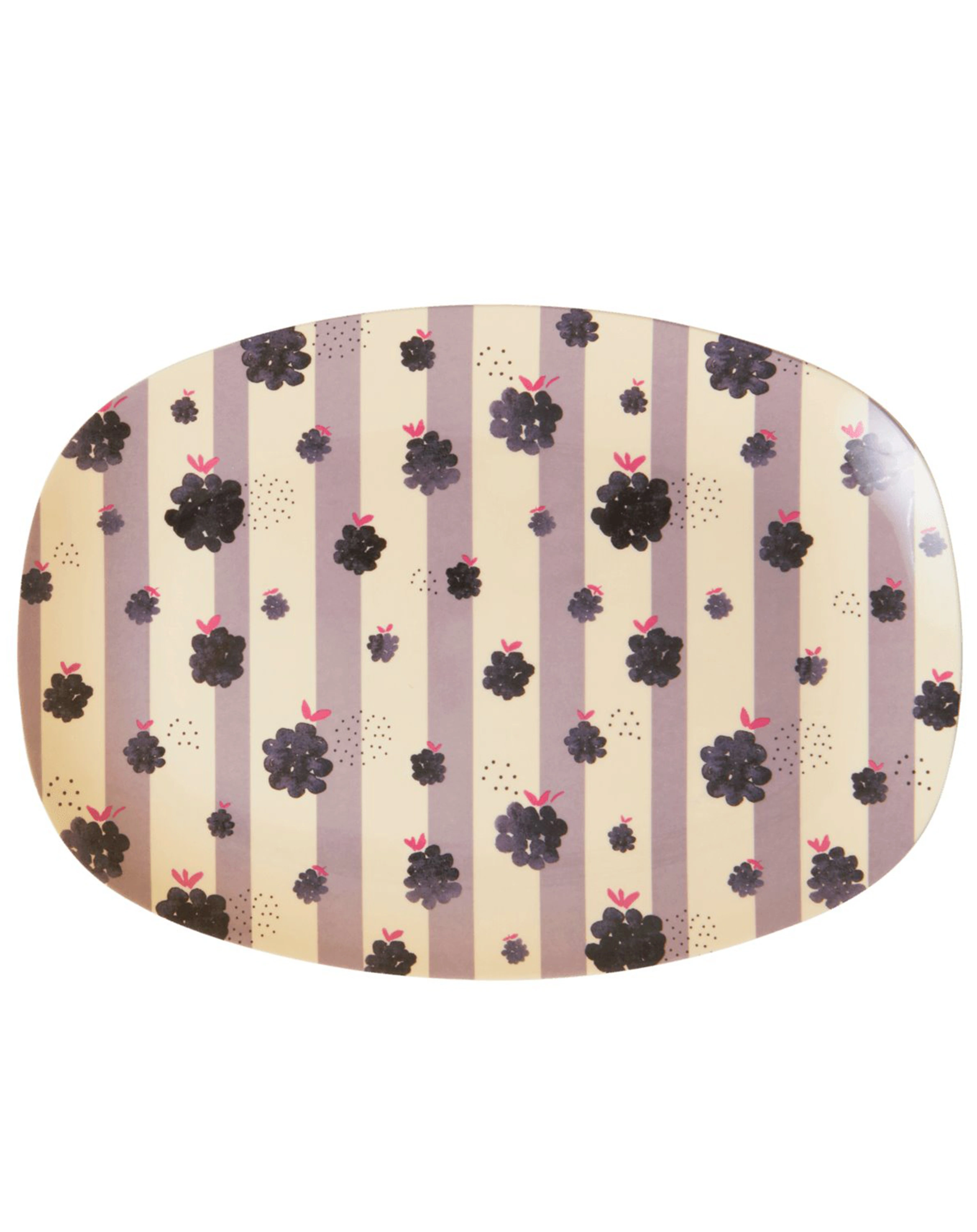Melamin-Teller BLACKBERRY small in lila