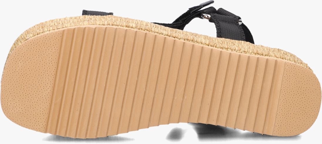 zwarte blasz platte sandalen cls14351