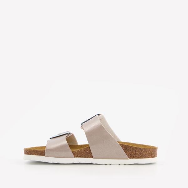 Hush Puppies dames bio slippers taupe