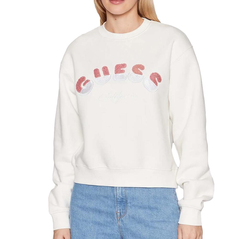Guess Sweat Blanc Femme Guess Rutha