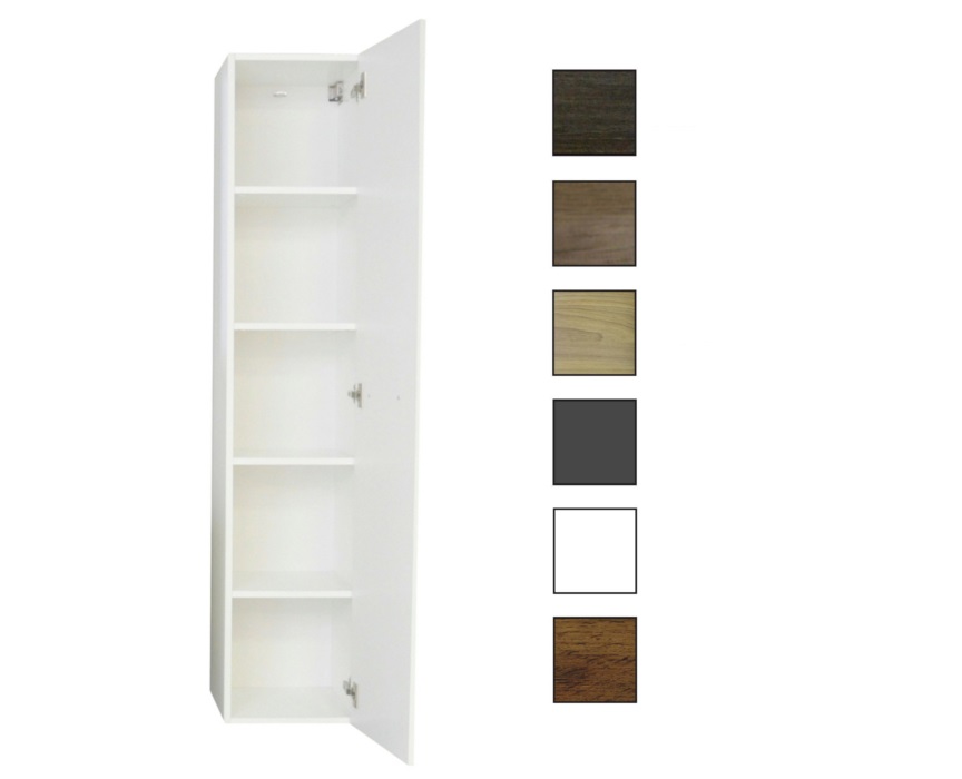 Sanicare kolomkast met reling greep 33,5x160x32cm truffel