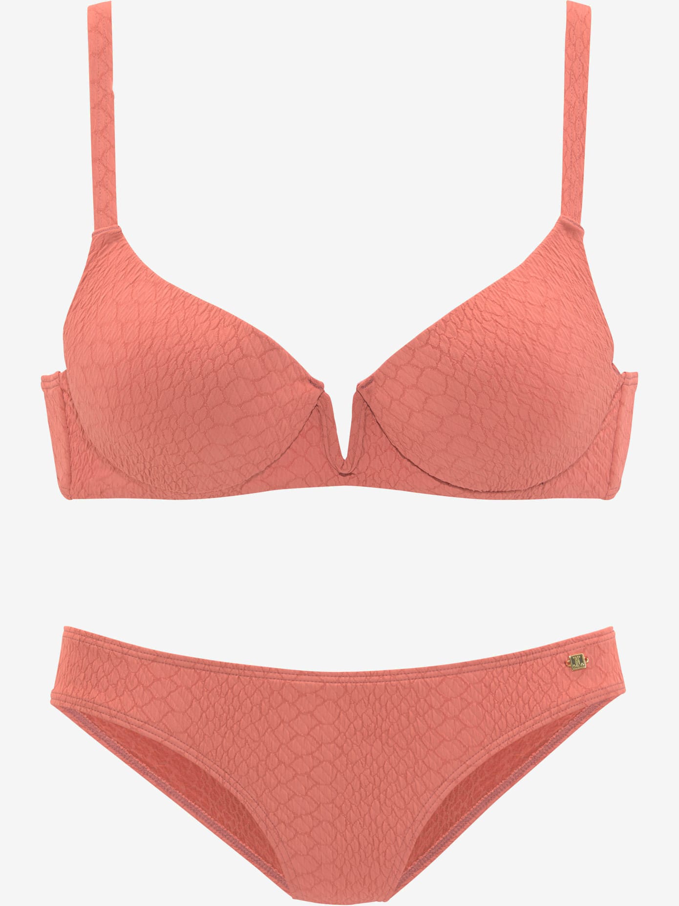 Maillot de bain à armatures qualité structurée élégante au look animal