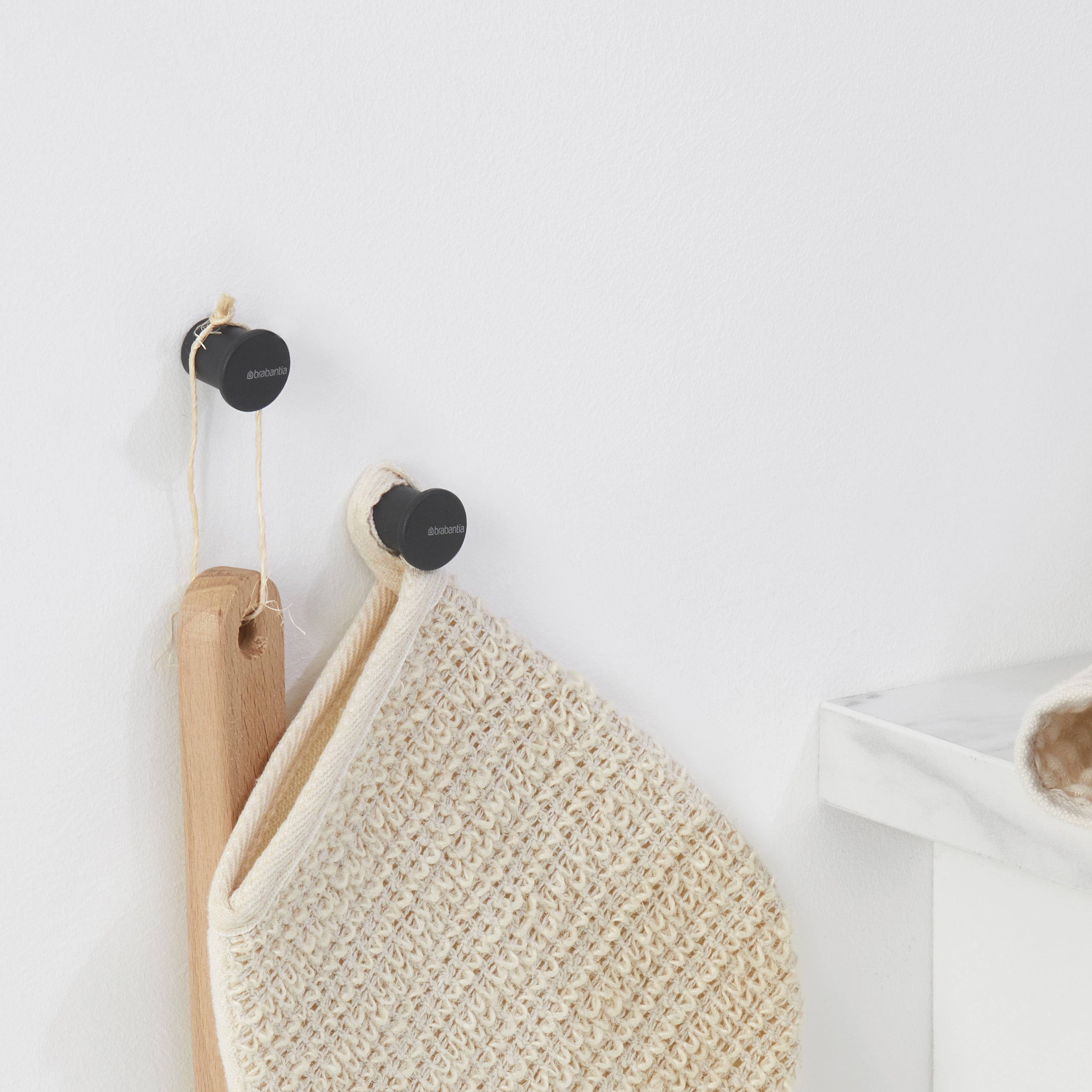 Brabantia MindSet Handdoekhaken - 2 st. - Grijs