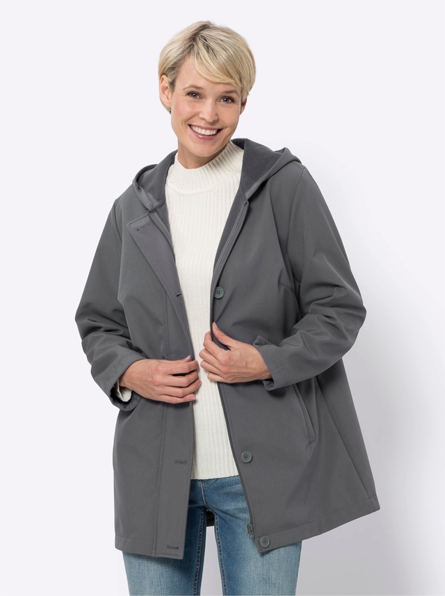 Classic Basics Softshelljacke mit Kapuze