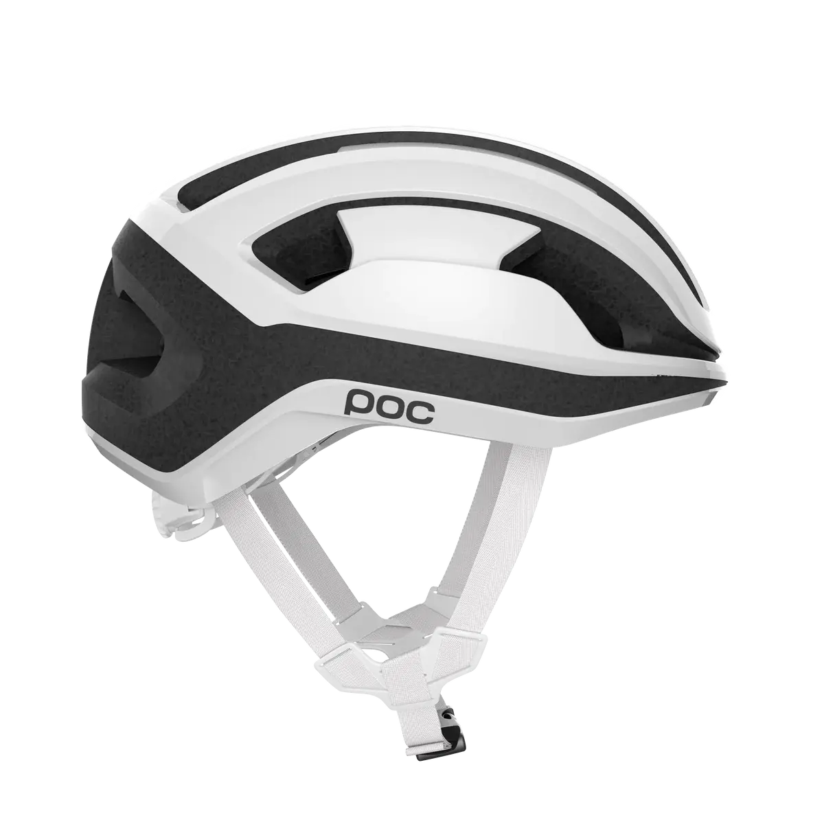 POC Omne Lite Wide Fit Race Fietshelm Wit