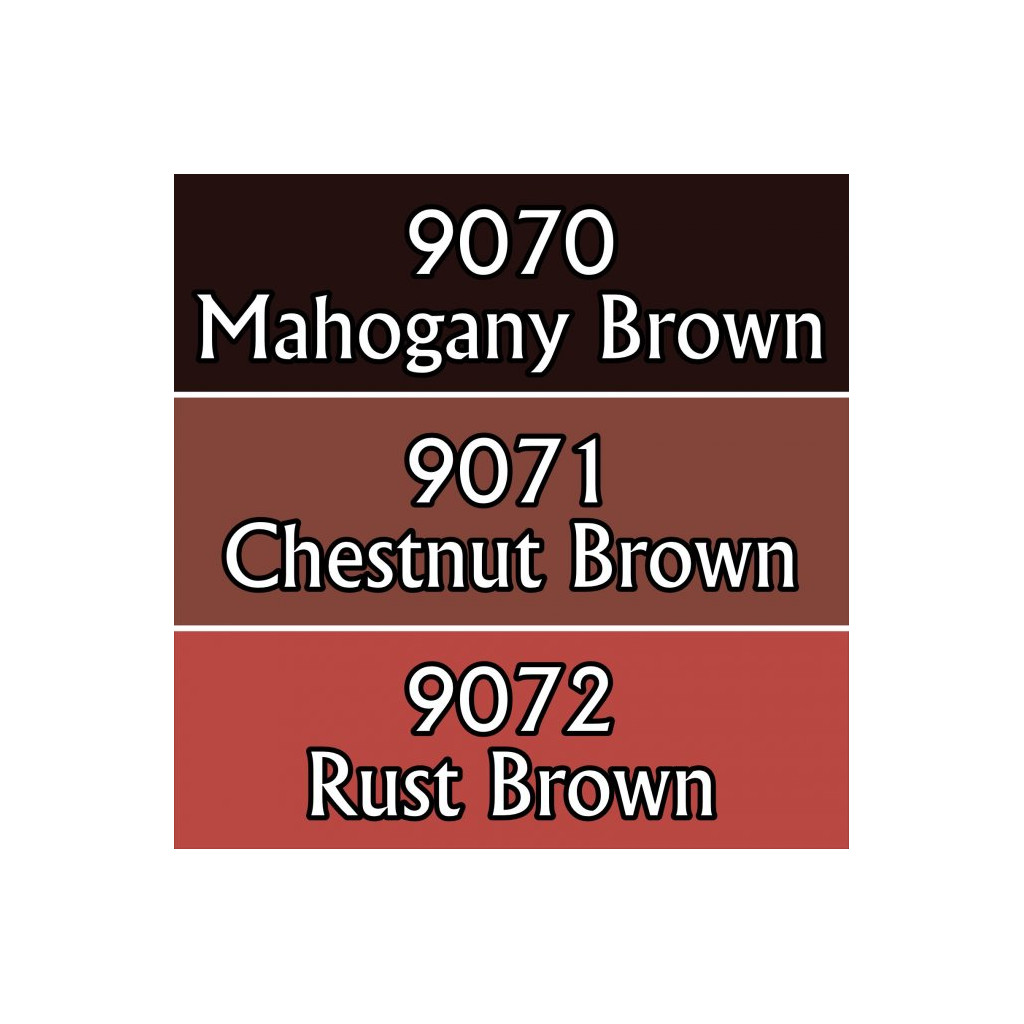 Reaper Master Series Paints Triads: Red-Brown