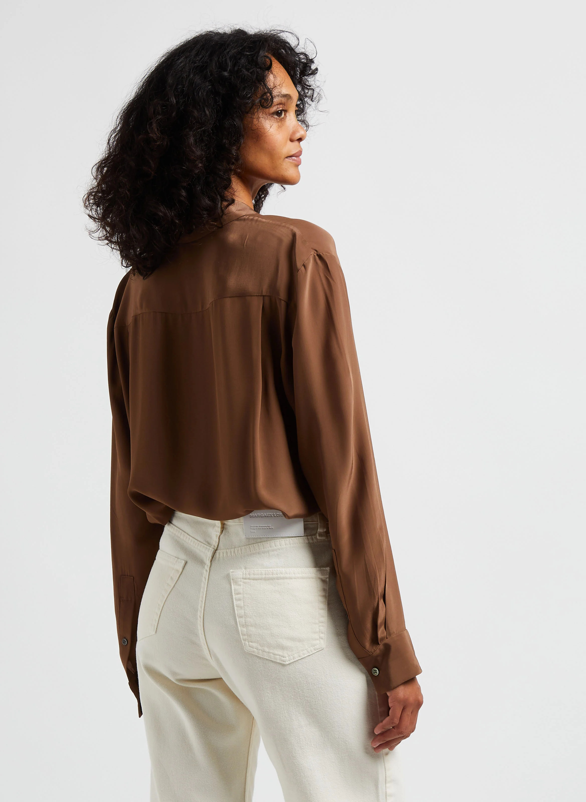 Chemise col classique | Marron