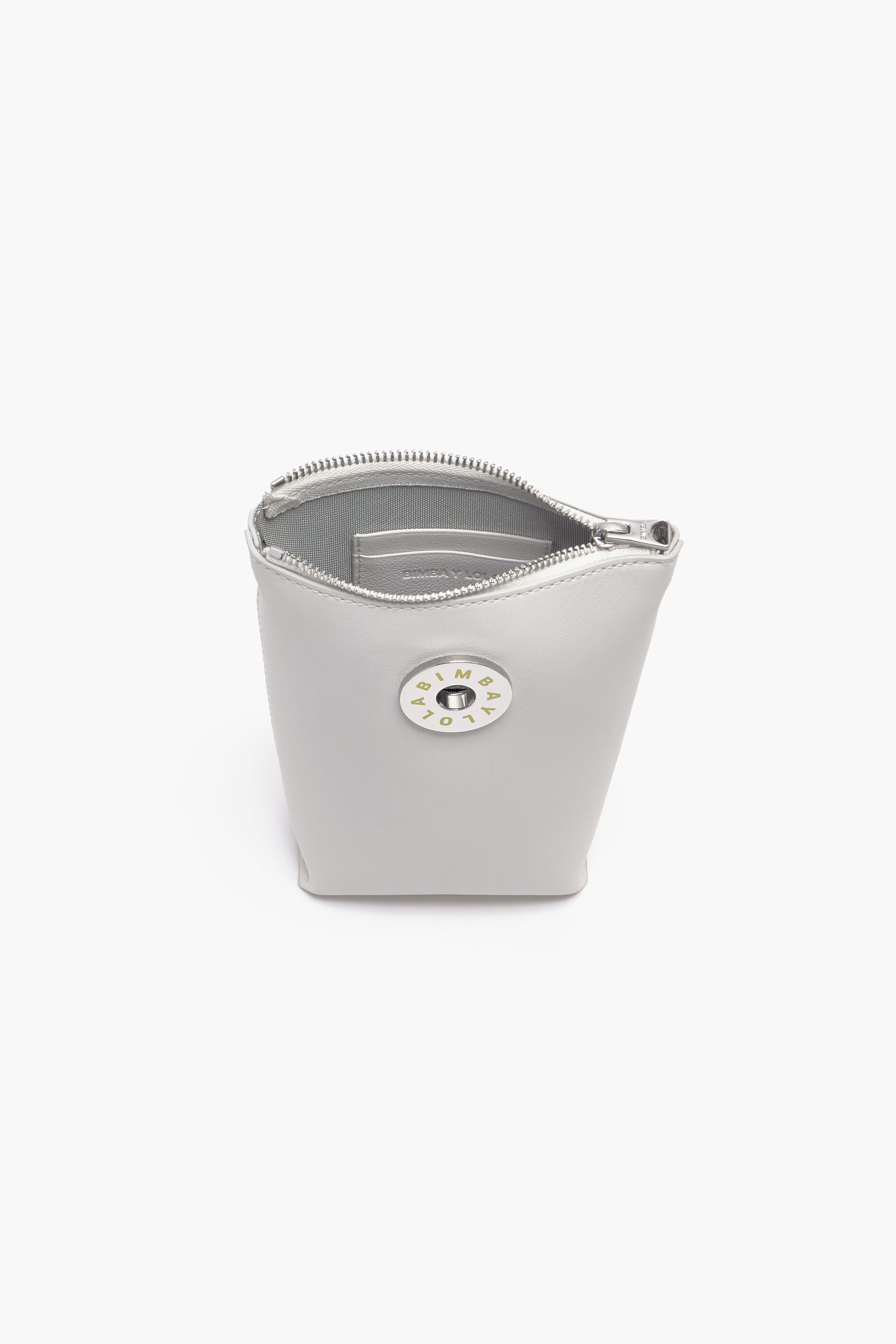 Bolsa de ombro XS em couro branco