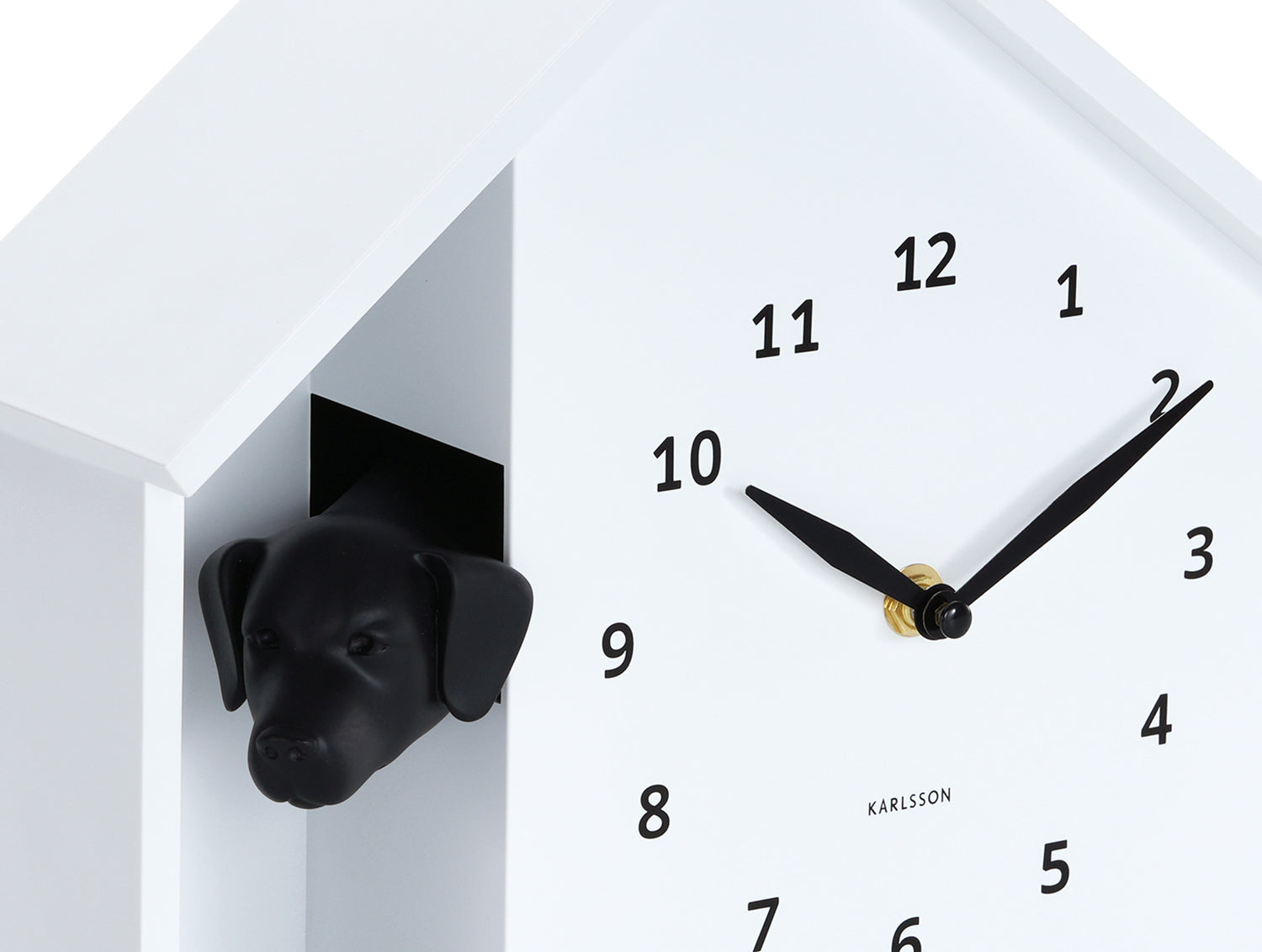 Karlsson - Wall Clock Peeking Doggy